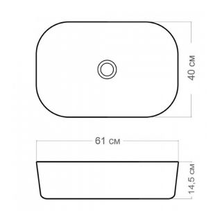 Раковина чаша Maretti FL13NS66-740MR, белый мрамор